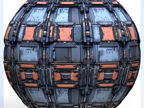 Sci-FI Seamless Texture Texturas CG