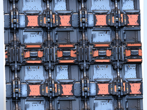 Sci-FI Seamless Texture Texturas CG