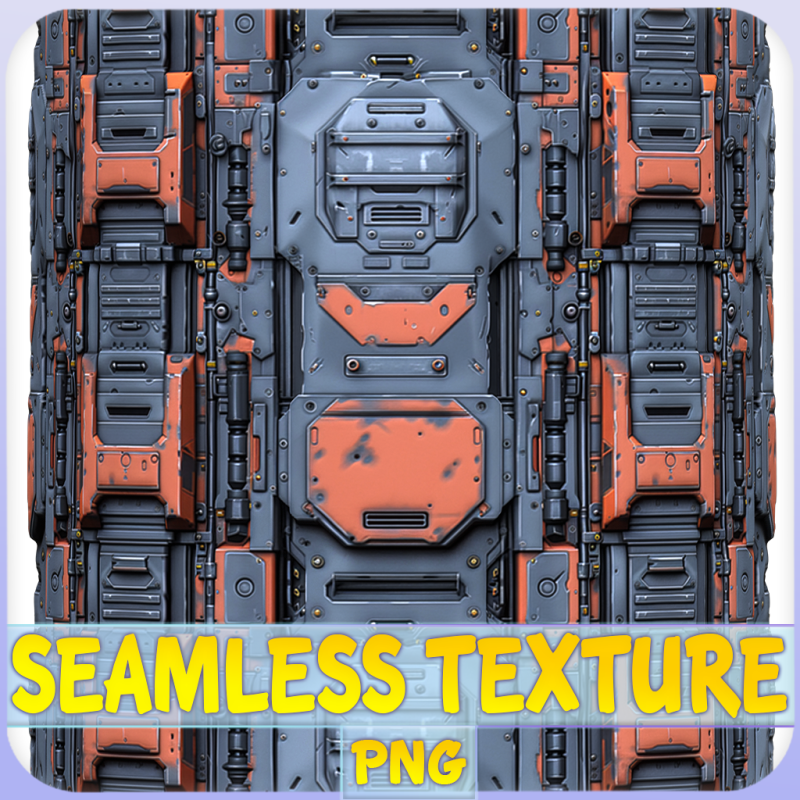 Sci-FI Seamless Texture Texturas CG .c4d .max .obj .3ds .fbx .stl .blend 