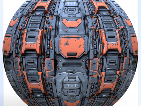 Sci-FI Seamless Texture Texturas CG