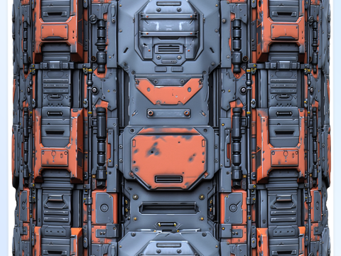 Sci-FI Seamless Texture Texturas CG