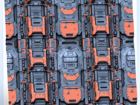 Sci-FI Seamless Texture Texturas CG