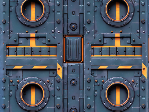 Sci-FI Seamless Texture Tekstur CG