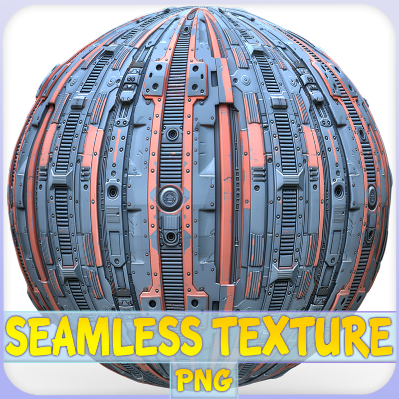 Sci-FI Seamless Texture Texturas CG .c4d .max .obj .3ds .fbx .stl .blend 