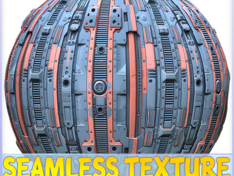 Sci-FI Seamless Texture CG Texturen