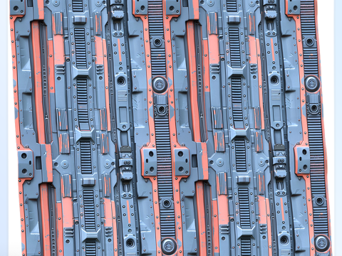 Sci-FI Seamless Texture Texturas CG