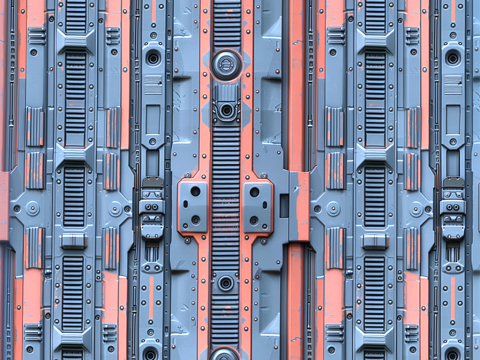 Sci-FI Seamless Texture Texturas CG