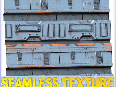 Sci-FI Seamless Texture CG Textures