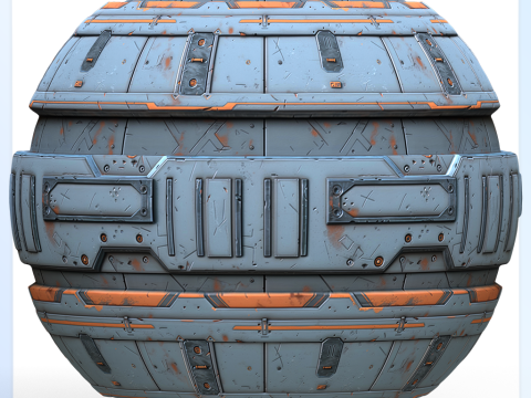 Sci-FI Seamless Texture CG テクスチャ