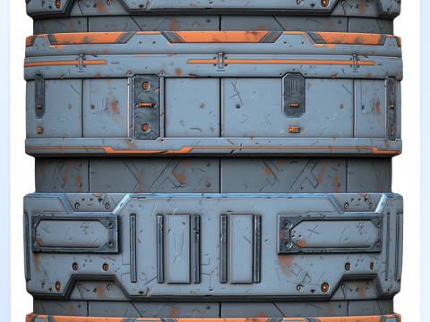 Sci-FI Seamless Texture CG テクスチャ