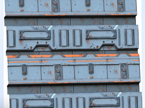 Sci-Fi безшовні текстури CG Текстури