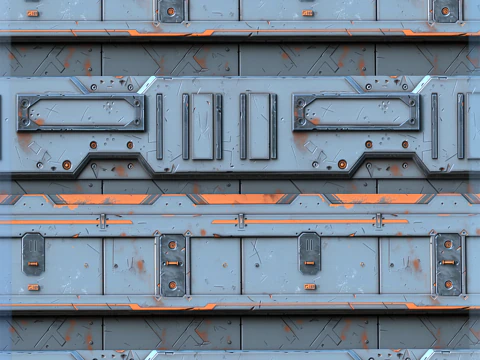 Sci-Fi безшовні текстури CG Текстури