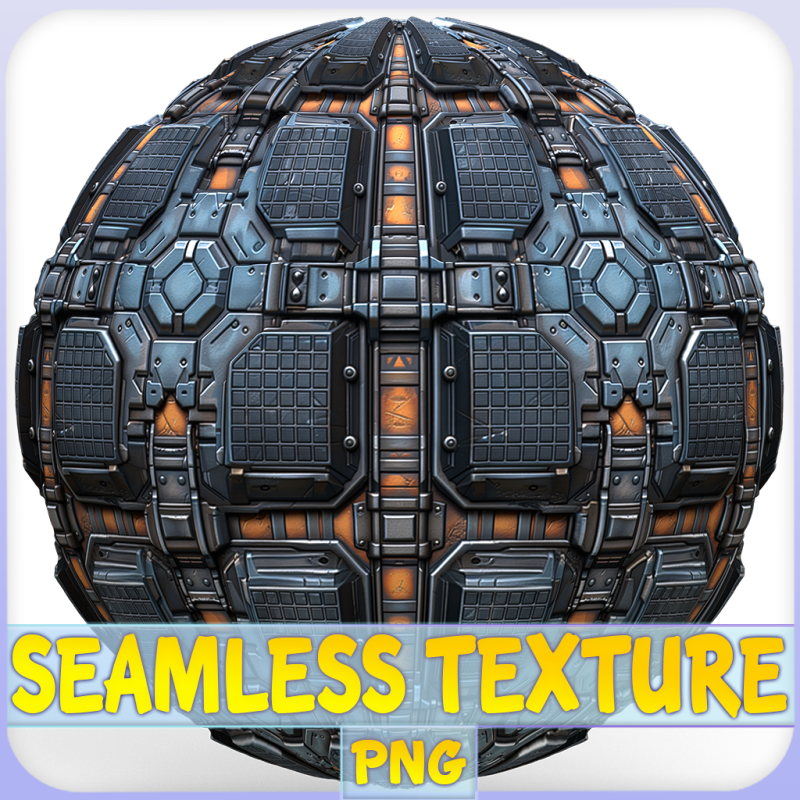 Sci-FI Seamless Texture Texturas CG .c4d .max .obj .3ds .fbx .stl .blend 