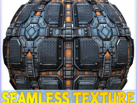 Sci-FI Seamless Texture CG Tekstury