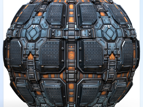 Sci-FI Seamless Texture Texturas CG