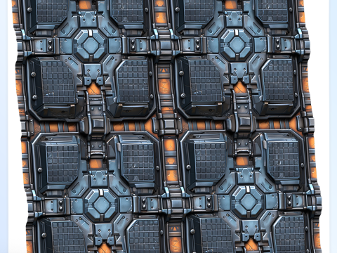 Sci-FI Seamless Texture Texturas CG