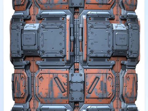 Sci-FI Seamless Texture CG Textures
