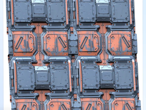 Sci-FI Seamless Texture CG Textures