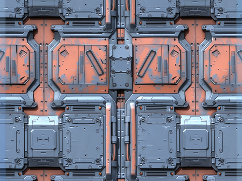 Sci-FI Seamless Texture CG टेक्स्चर्स