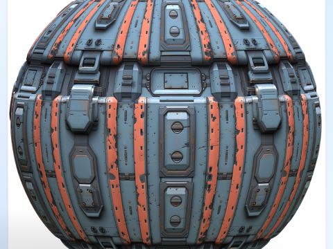 Sci-FI Seamless Texture Texturas CG