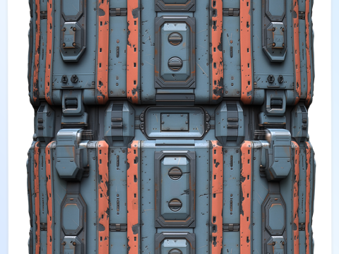 Sci-FI Seamless Texture Texturas CG