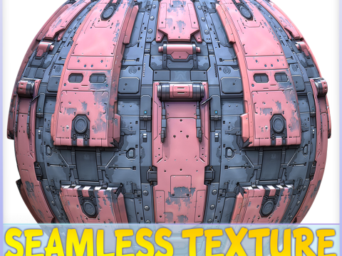 Sci-FI Seamless Texture CG テクスチャ