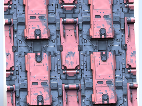Sci-FI Seamless Texture CG Texturen