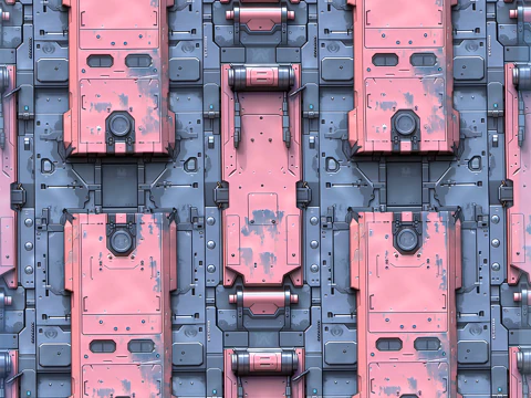 Textura sem costura de fic&ccedil;&atilde;o cient&iacute;fica Texturas CG