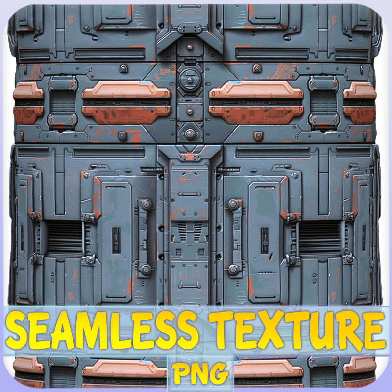 Sci-FI Seamless Texture Tekstur CG .c4d .max .obj .3ds .fbx .stl .blend 