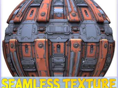 Sci-FI Seamless Texture CG टेक्स्चर्स
