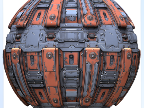 Sci-FI Seamless Texture CG Textures