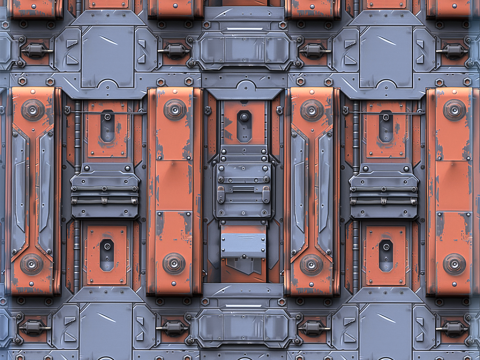 Sci-FI Seamless Texture CG Textures