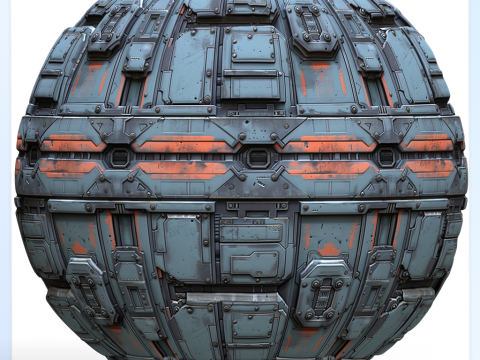 Sci-FI Seamless Texture CG Tekstury