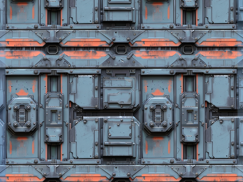 Sci-FI Seamless Texture CG Tekstury