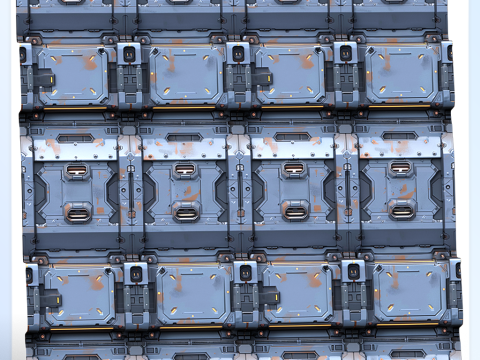 Sci-FI Seamless Texture CG Texturen