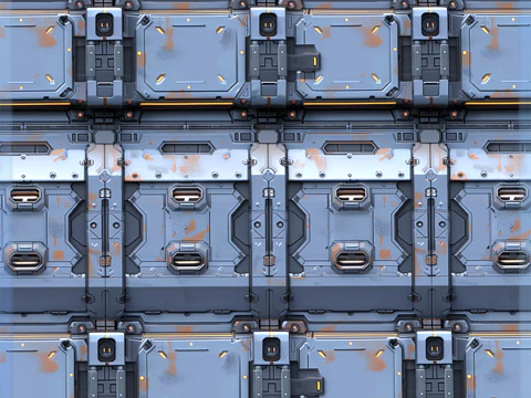 Sci-Fi безшовні текстури CG Текстури