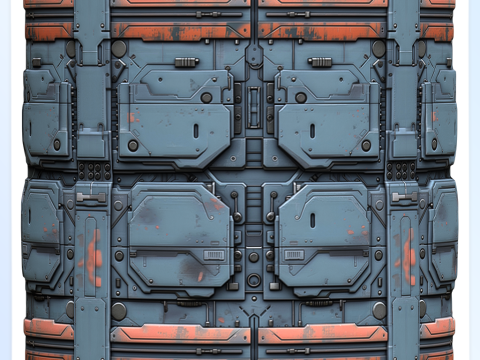Sci-FI Seamless Texture CG Textures