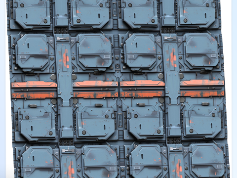 Sci-FI Seamless Texture CG Textures