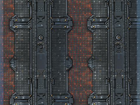 Sci-FI Seamless Texture CG Textures