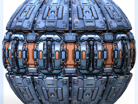 Sci-FI Seamless Texture CG Textures