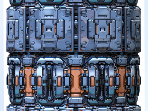 Sci-FI Seamless Texture CG Textures