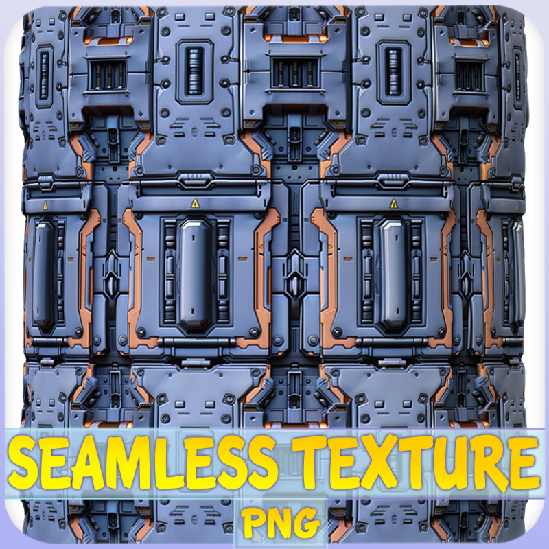 Sci-FI Seamless Texture CG Textures .c4d .max .obj .3ds .fbx .stl .blend 