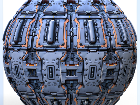 Sci-FI Seamless Texture CG Textures