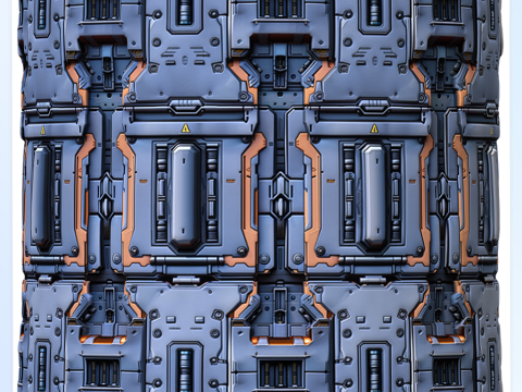 Sci-FI Seamless Texture CG Textures