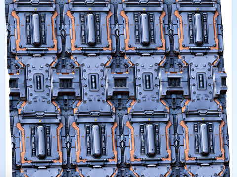 Sci-FI Seamless Texture CG Textures
