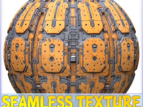 Sci-FI Seamless Texture CG Textures