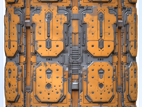 Sci-FI Seamless Texture CG Textures