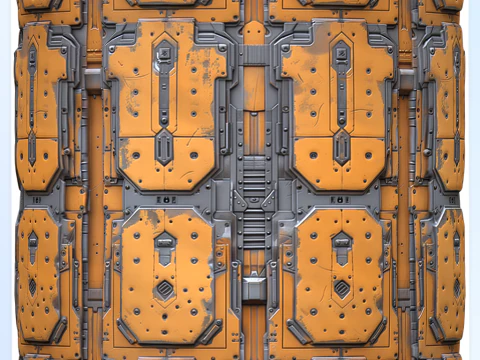 Sci-Fi безшовні текстури CG Текстури