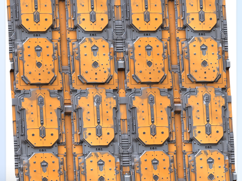 Sci-FI Seamless Texture CG Textures
