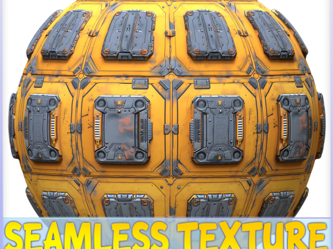 Sci-FI Seamless Texture CG Dokuları